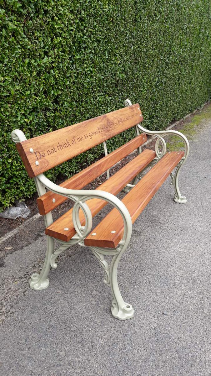 Our benches will act as a fine memorial to a life deserving of commemoration - and more important;y, they will be a lasting memorial.  Do get in touch if you wish a long-lasting tribute to someone sadly missed.