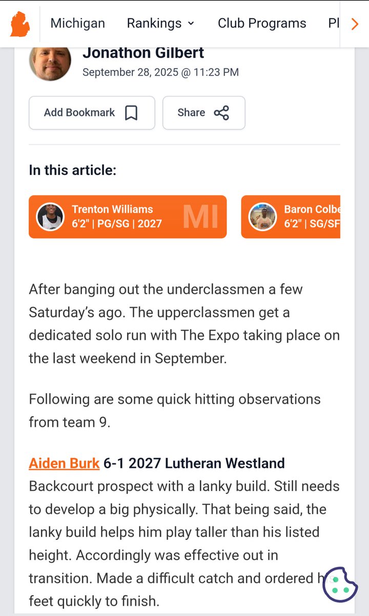 Thank you <a href="/jgilbertsport/">Jonathon Gilbert</a> for the write up I look forward to learning from this and keep getting better.