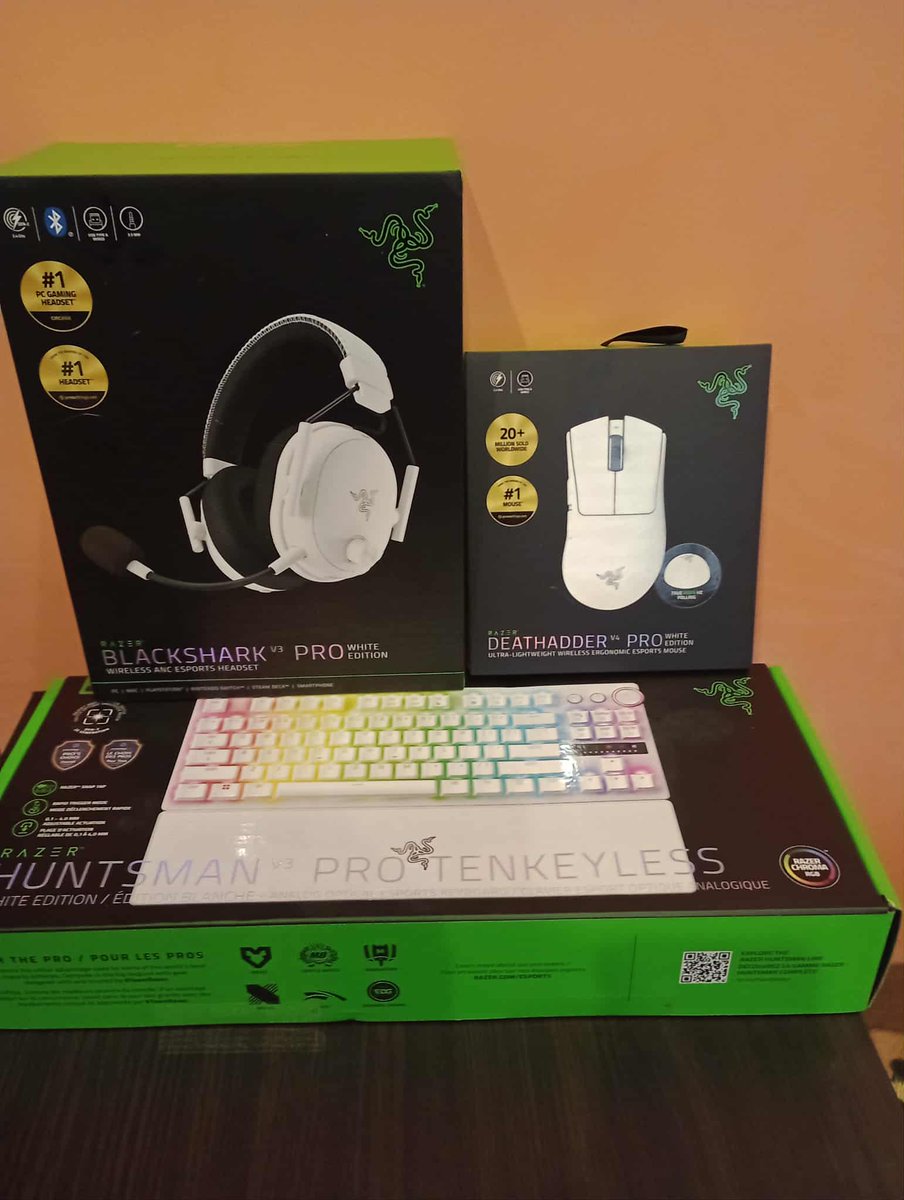 darchevile's tweet photo. Big thanks to @Razer and @SparkR6S for sending me the new amazing gear! I am very grateful for that. https://t.co/MNU4dWlNzR