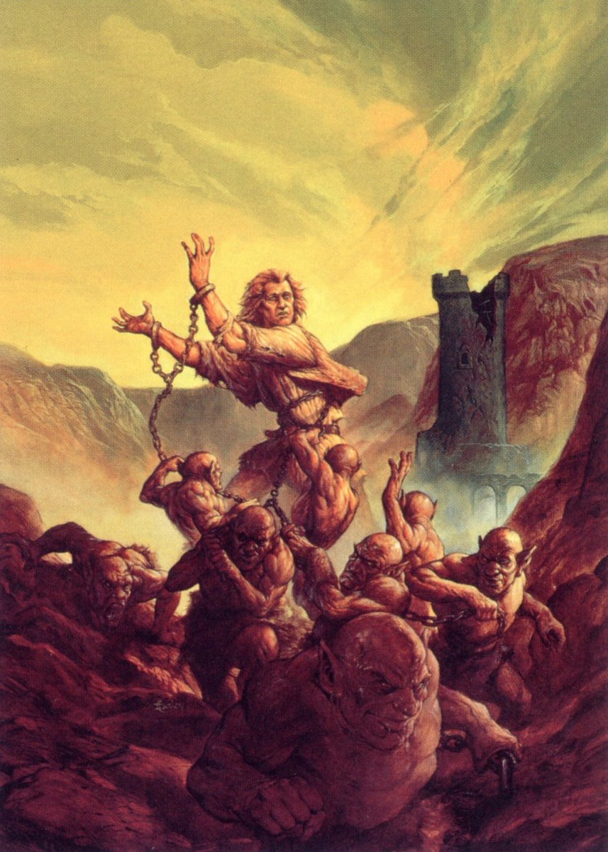 YoDanno's tweet photo. Jeff Easley’s “City of Skulls”, for the AD&amp;D Greyhawk module of the same name. https://t.co/4zYEvLVA8G