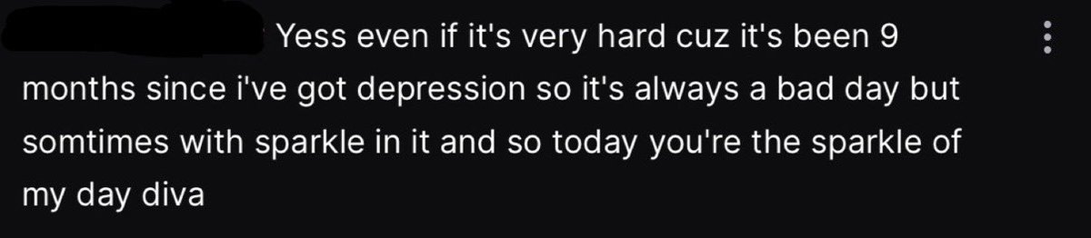 I was a bit scared to stream yesterday due to my reach keep getting low and I almost gave up halfway, suddenly this kind viewer surprised me with this! I kept crying all night long after stream. 

I’m not going to give up yet. I’m gonna keep going no matter what! 🥹💖