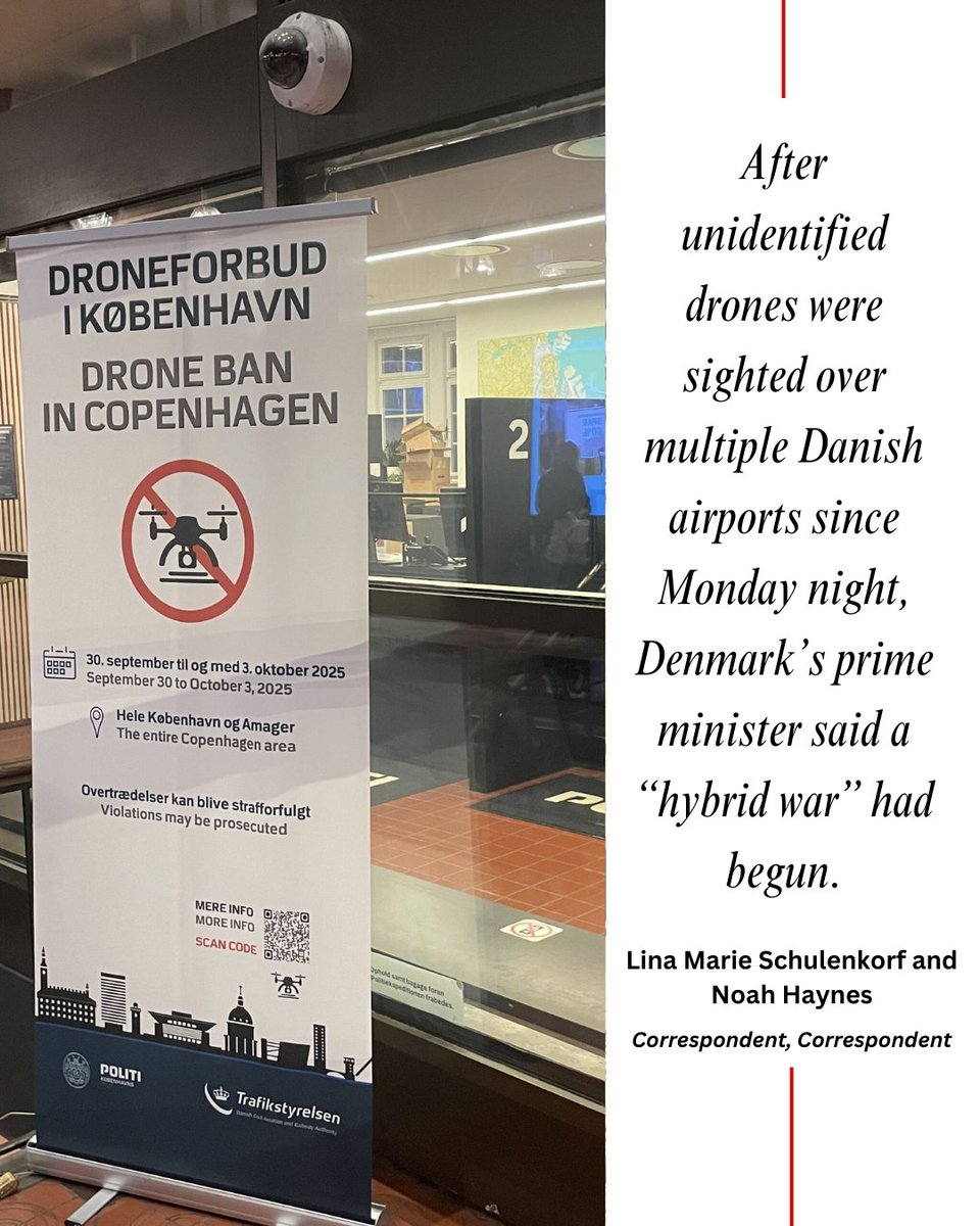 🇩🇰 🇪🇺 Our Correspondents Noah Haynes and Lina Marie Schulenkorf, wrote about the mysterious drones that appeared in Copenhagen and it's effect. 

❤️ Help YJI by donating at helpyji.org

🔗 Read or listen at youthjournalism.org

-----
#CopenhagenDrones