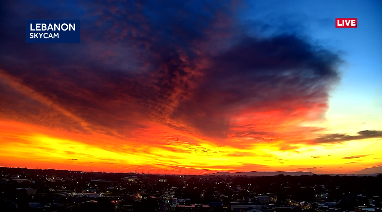 😍WOW! What a stunning September #sunrise across the Susquehanna Valley! We'll see increasing clouds today and highs near 80. #PAwx