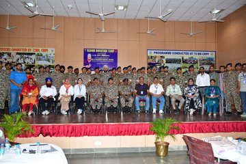 life_soldiers47's tweet photo. A Blood Donation Camp & #SwasthNariSashaktParivar was conducted at #CRPF #72Bn HQ Sunderbani with GMC Rajouri & SDH Sunderbani. Troops donated blood voluntarily, families availed medical check-ups.
#trophy #20LakhsPMSuryaGhar #SmartSafePuja Op Sindoor Kohli#GoaScrapsIITDream https://t.co/sLkTfZ0ZOa