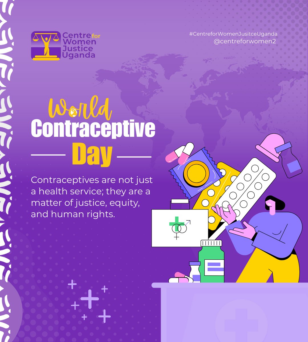 CentreforWomen2's tweet image. Contraceptives are more than family planning. They are about:
💜 Saving lives
💜 Expanding choices
💜 Protecting health
💜 Power over our futures

When women and girls can access the contraceptives they need, communities thrive.

#ReproductiveJustice #CentreforWomenJusticeUganda