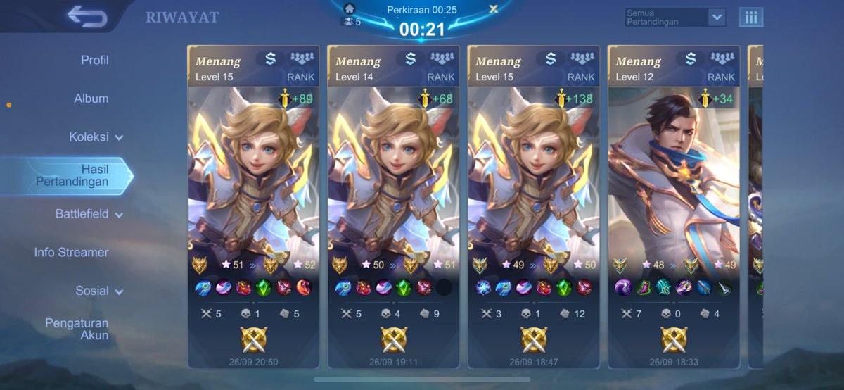 HALLO GUYSS JOKI ML OPENN YAA HARGA HARI TERAKHIR SEASON!!!
EPIC 4K⭐
LEGEND 4K⭐
MYTIC 8K⭐
MYTIC HONOR 10K⭐
GLORY 15K⭐️
IMORTAL 17K⭐️
PROMO UNTUK ORANG TERCEPAT (GLORY10⭐️130K)
(HONOR 10⭐️100K)
(MYTICK 10⭐️80K)
(LEGEND 10⭐️40K)
LANGSUNG AJA WA DI BIO
#zonauang #jokiml