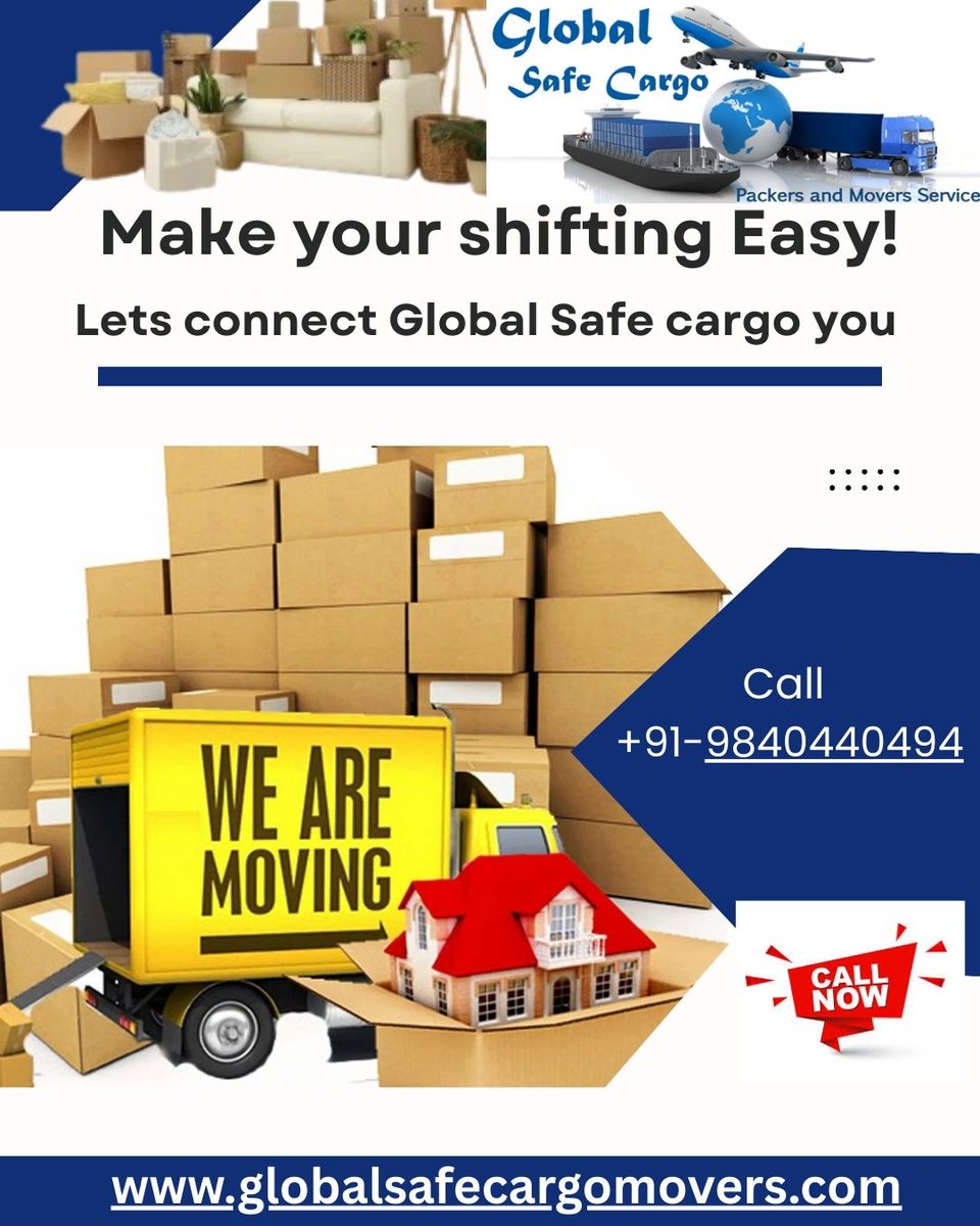 packerschennai9's tweet image. Packers and Movers Chennai
Global Safe Cargo Movers is the answer to all your worries.
globalsafecargomovers.com
#PackersAndMoversChennai #GlobalSafeCargo #SafeRelocation #HomeShifting #OfficeRelocation #VehicleTransport #RelocationExperts #AffordableShifting #StressFreeRelocation