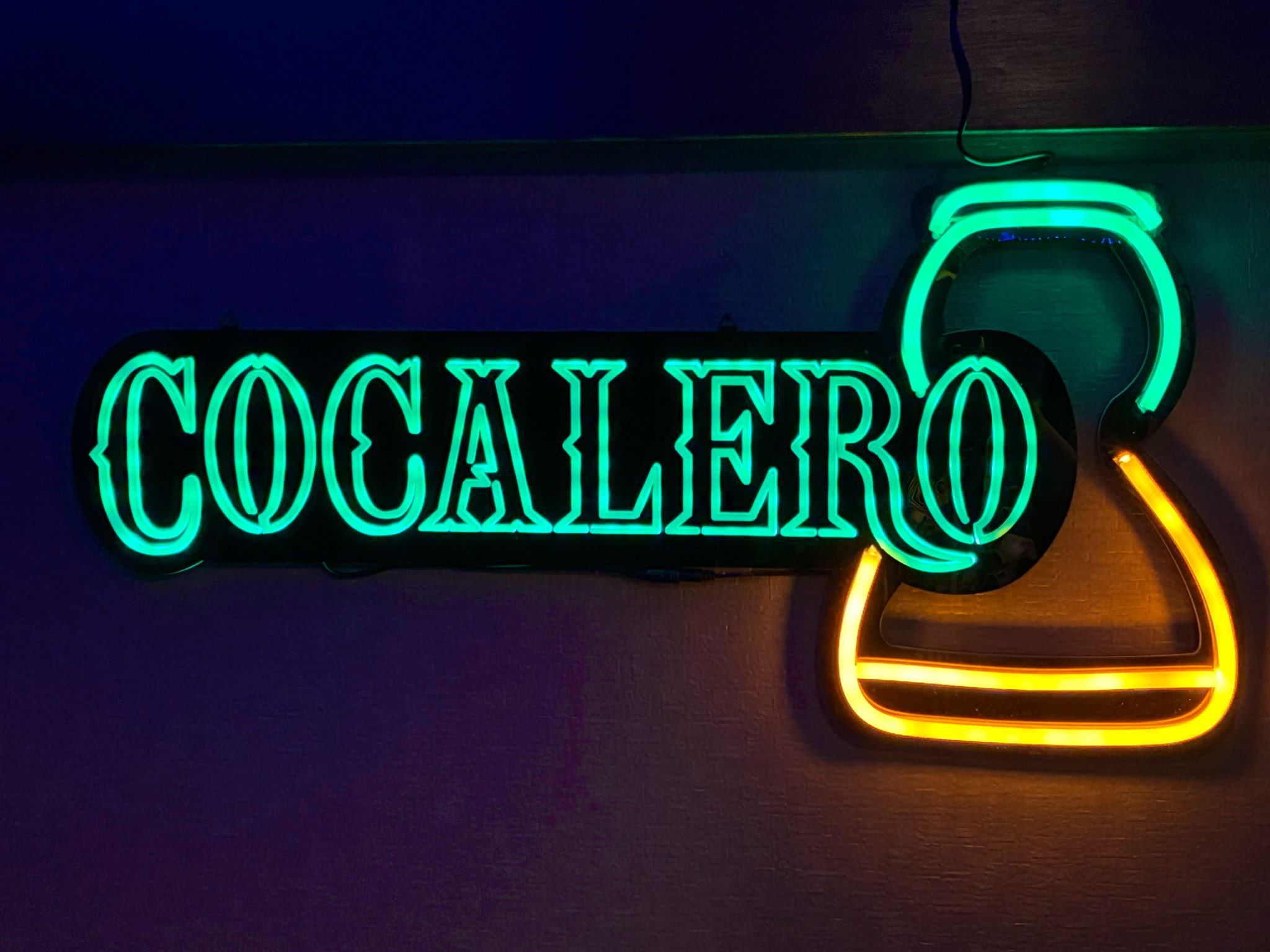 ネオン看板 コカレロネオン管 COCALEROネオンサイン LEDライトコカボム