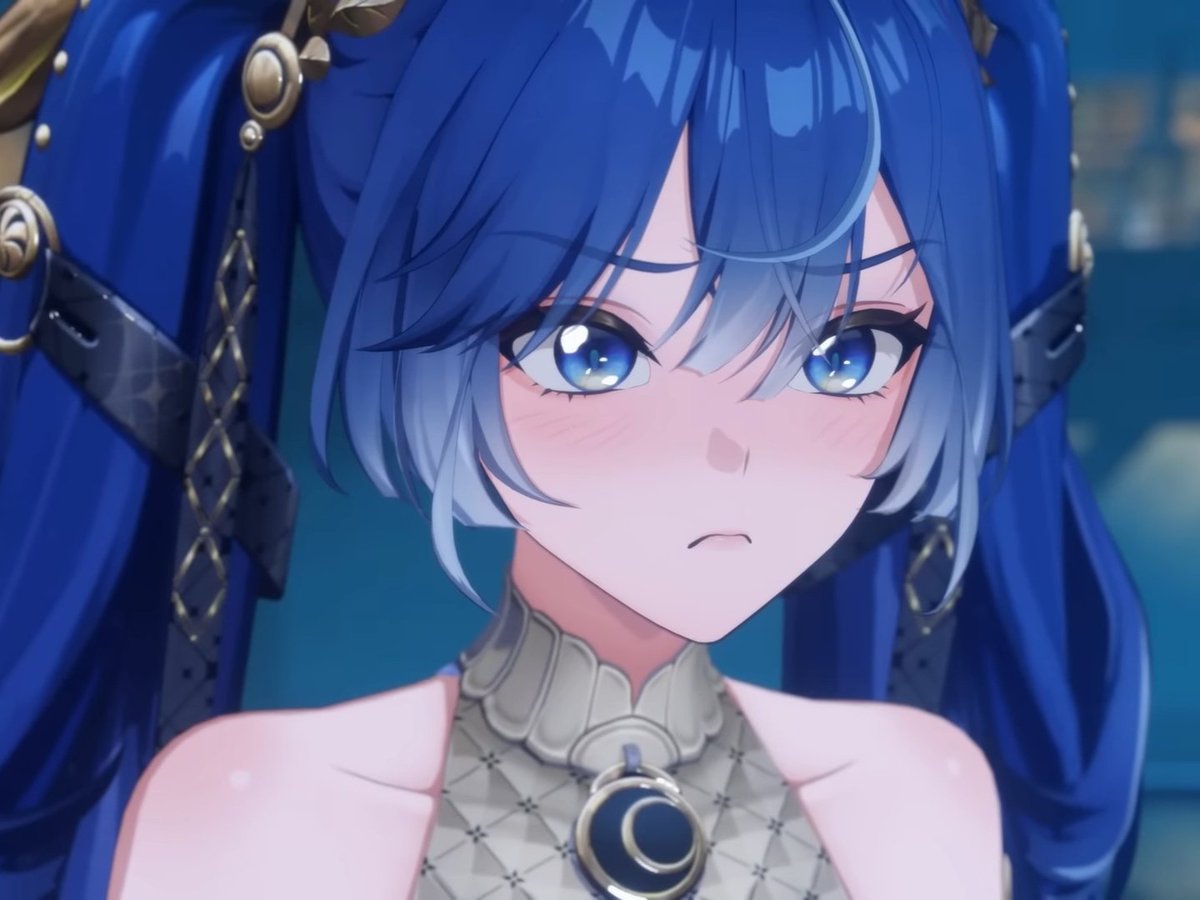 Iuno: Cute… M-mee!? Wh-why would you say that, I-I’m not cute, hmph~ 

Also her: