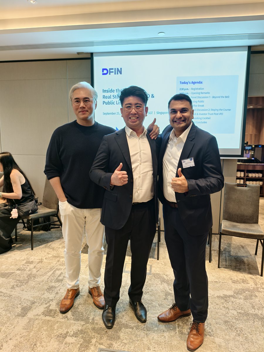 Our CEO Sebastian Toke spoke at INSIDE THE C-SUITE: Real Stories on U.S. Public Listing hosted by <a href="/DFINSolutions/">Donnelley Financial Solutions</a> .
He shared GCL’s journey from private to public, highlighting risk navigation, trust building &amp; resilience.
A milestone in our leadership journey. 
 #GCL #DFIN #IPO