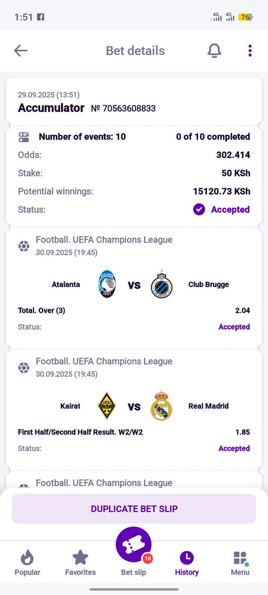 Let's believe 💪
Don't miss 📌
Massive odds massive win 💪 

CODE 👉 7A9YV
Register and deposit 
cutt.ly/7rKdQqi1

Promocode 👉BENJR
App 
cutt.ly/nrKdmcQV