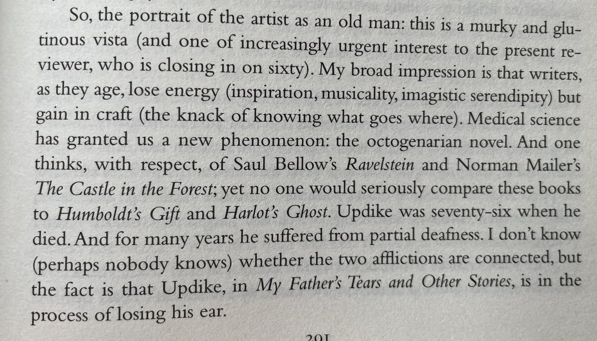 Amis on Updike (and Bellow and Mailer)