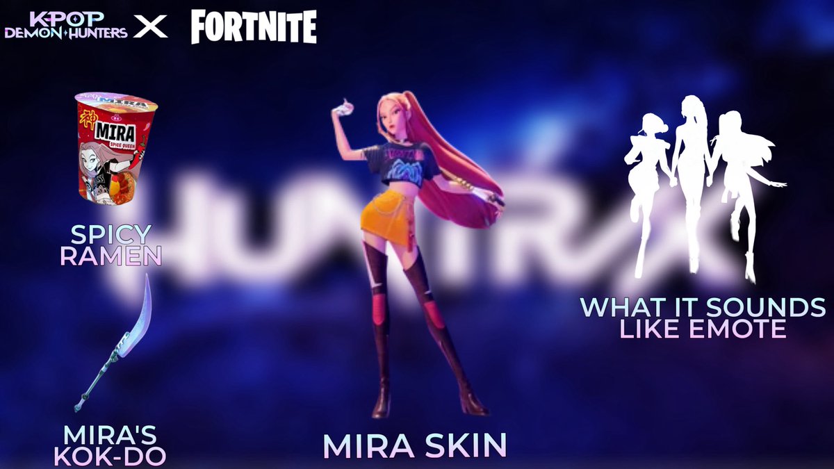 Sonic_X_Fort's tweet photo. Probably what we will get for KPDH X Fortnite!
#KpopDemonHunters https://t.co/E3Bz88FAkr