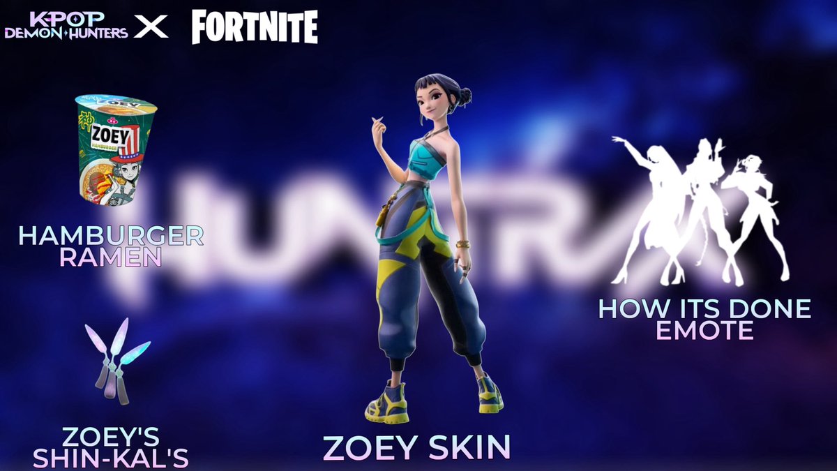 Sonic_X_Fort's tweet photo. Probably what we will get for KPDH X Fortnite!
#KpopDemonHunters https://t.co/E3Bz88FAkr