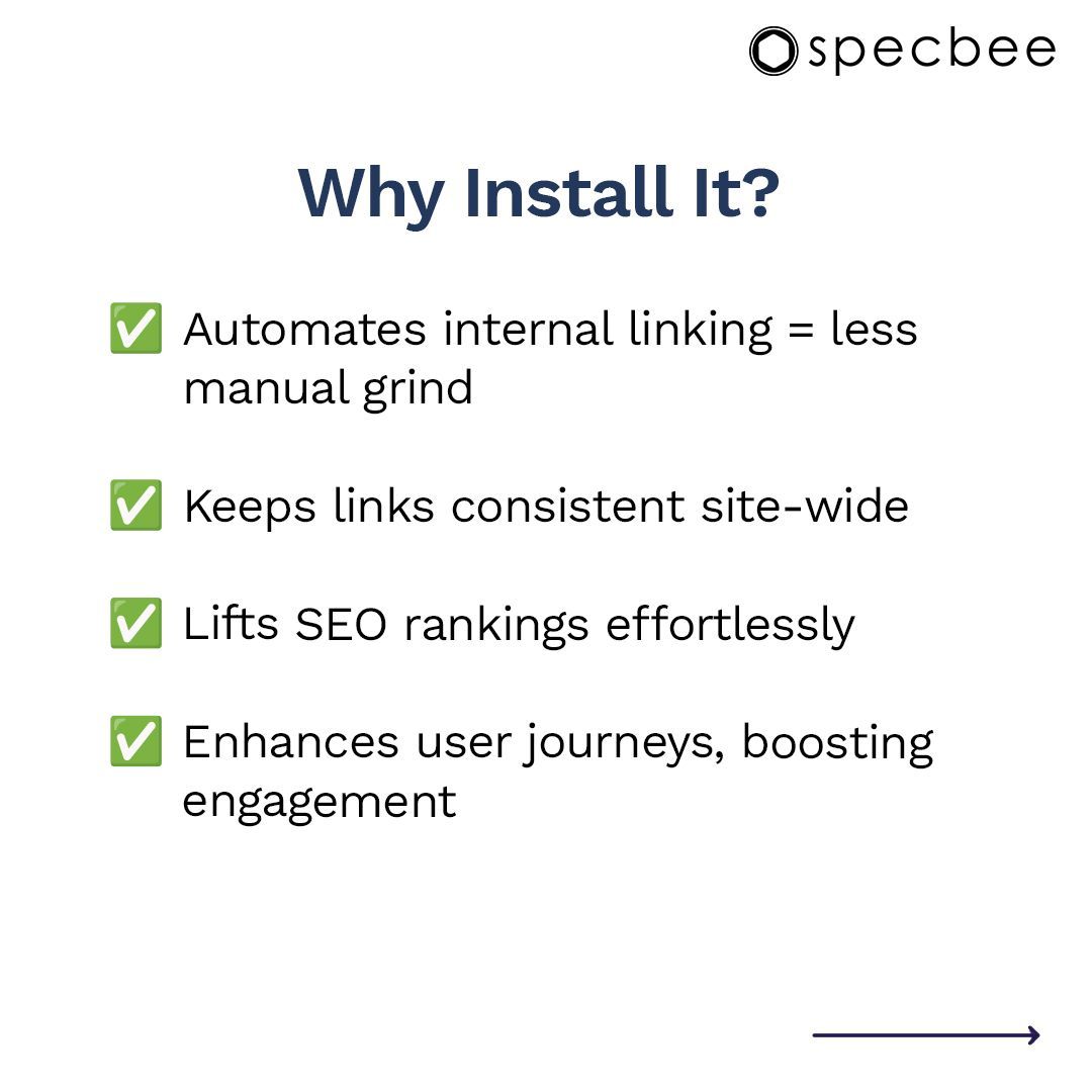 specbee's tweet image. Today’s ModuleMonday brings you our very own SmartLinker AI module.

#MondayModules #MondaysForLearning #SmartLinkerAI #SEO