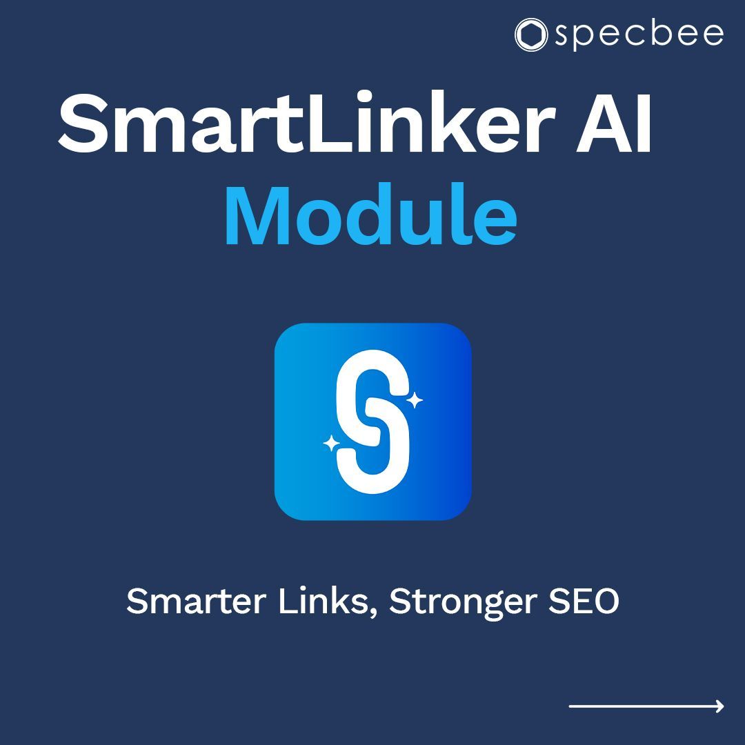 specbee's tweet image. Today’s ModuleMonday brings you our very own SmartLinker AI module.

#MondayModules #MondaysForLearning #SmartLinkerAI #SEO