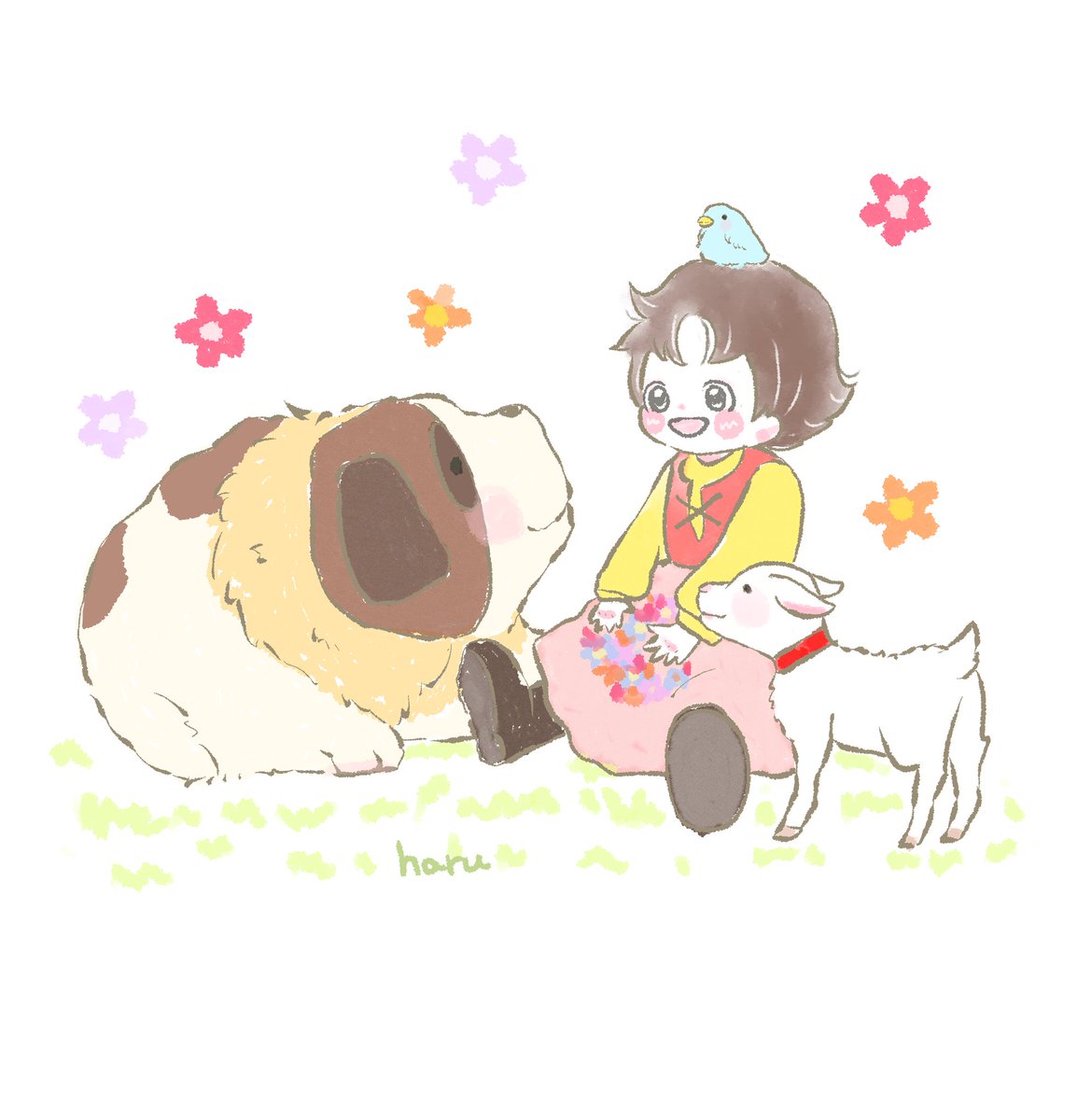 haruru4050's tweet photo. ハイジ🌼

#ゆるいイラスト https://t.co/ILlymN5qvH