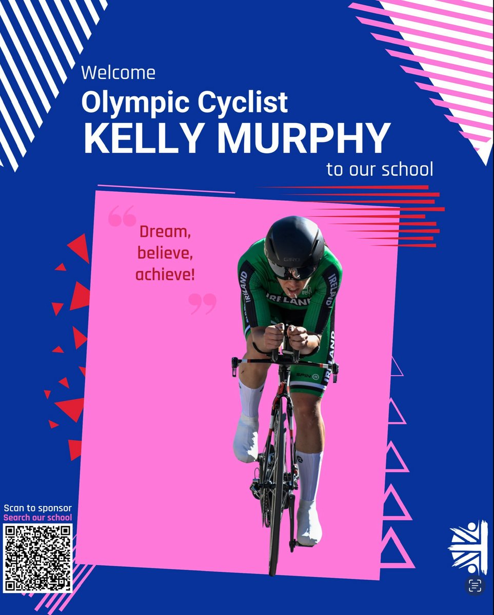 We're excited to welcome Olympic cyclist Kelly Murphy next Friday (10th October).  Year 1-6 children will be taking part in a fun fitness circuit. Don't forget to sponsor and support this special visit.  <a href="/the_atlp/">The Arthur Terry Learning Partnership (ATLP)</a> <a href="/greatathletesuk/">Great Athletes</a>