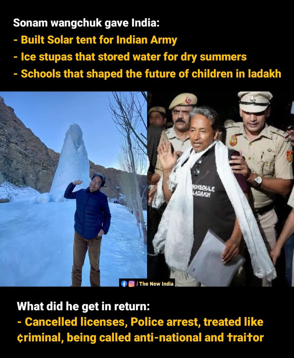 Polytikles's tweet photo. @dhruv_rathee #ISupportSonamWangchuk https://t.co/YVtsQHpmYx