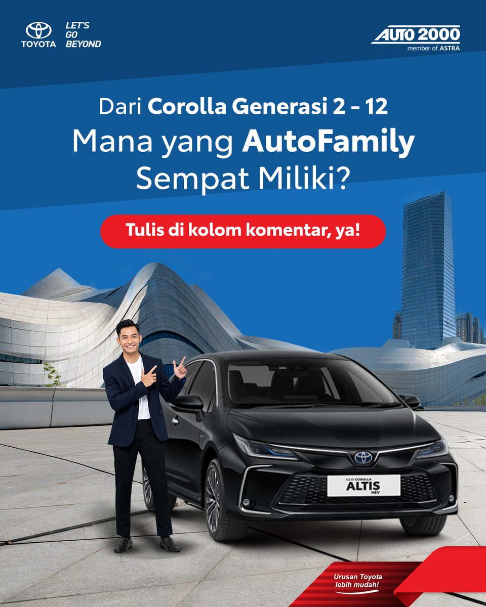 AUTO2000ID_'s tweet image. Kalau belum sempat memiliki, masih ada Corolla Generasi 12 yang bisa AutoFamily beli di Auto2000! 😎

#AUTO2000 #AUTO2000ID #AUTOGASPOOOL #Corolla #ToyotaCorolla