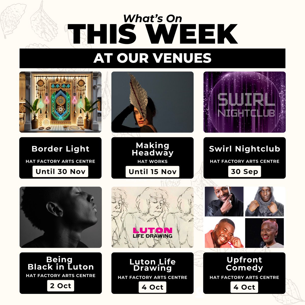 culturetrustuk's tweet image. Discover what's happening in Luton this week! 🎉 Join us for Black History Month celebrations at our venues, featuring thrilling exhibitions and more!

🎟️ Find out more at culturetrust.com/whats-on

#WhatsOnLuton #LutonEvents #ThingsToDoInLuton #CreativeLuton