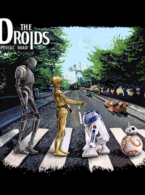 "Droids" is today's featured tee on qwertee.com/product/droids… RePost for a chance at a FREE TEE!