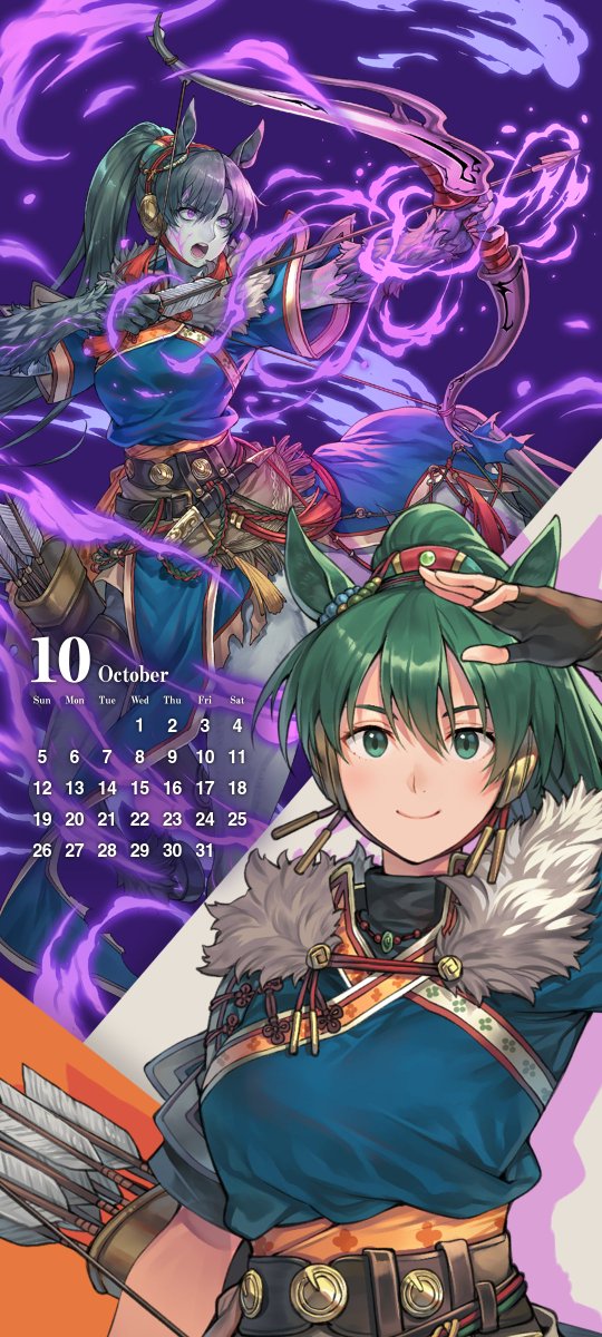 FE_Heroes_EN's tweet photo. We're giving out original wallpapers and original calendar wallpapers for October 2025! This time they feature Corrin: Of Fates and Lyn: Plains Wind! #FEHeroes #FEHeroesWallpaper #FireEmblem https://t.co/MHrw0D9017