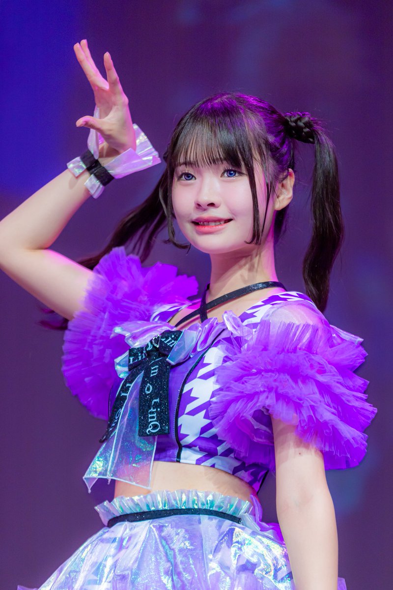 2025.09.28
『LinQ 2,000の輪～15周年への道～』
@福岡トヨタホール スカラエスパシオ

💜橘杏來(<a href="/tachibana_meku/">橘 杏來@LinQ 4/25福岡市民ホール15周年ライブ</a>)ちゃん👾

#LinQ  
#橘杏來