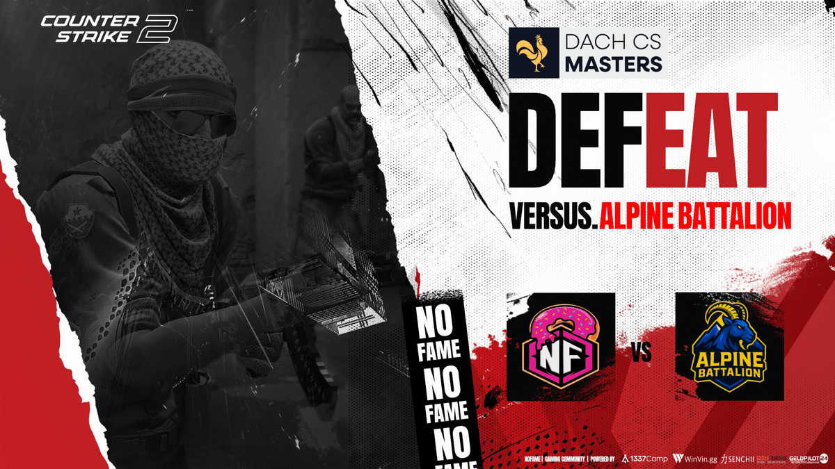 🍩 TEAM DONUTS – 3. SPIELTAG NIEDERLAGE 🍩

Am 28.09. mussten die Donuts im dritten Spieltag der
<a href="/dachcs/">DACH CS Masters</a> Masters ihre erste Niederlage einstecken – 0:2 gegen AlpineBattalion. ⚔️

🗺️ Maps:
Nuke – 06:13 ❌
Ancient – 08:13 ❌

Trotz Kampfgeist reichte es diesmal nicht für den Sieg.