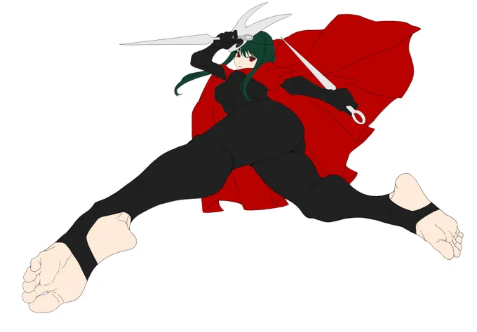 ヨル・ホーネット #一日一裸足絵