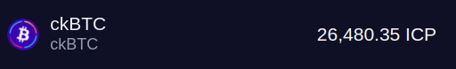 1 $BTC ~ 26500 $ICP WTF... and now I am tempted