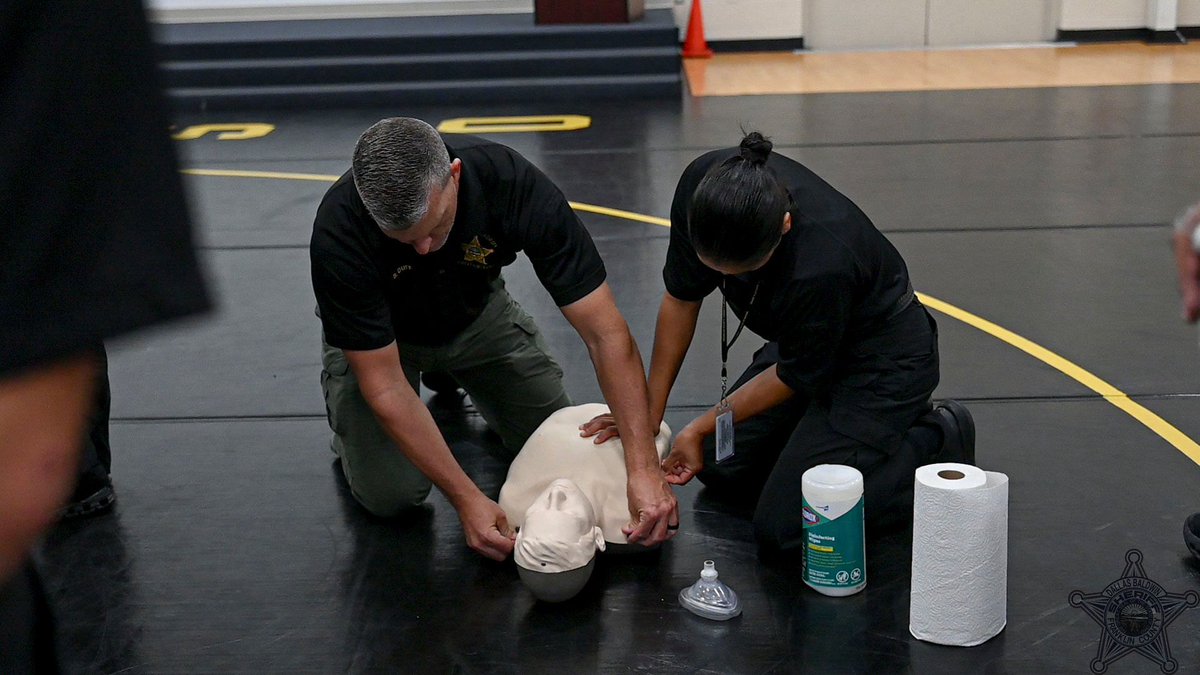 Our cadets took on one of the most critical skills they'll carry into their careers — CPR training. Beginning in the classroom, they learned the lifesaving techniques and protocols. Then, they put that knowledge into action, practicing CPR.
