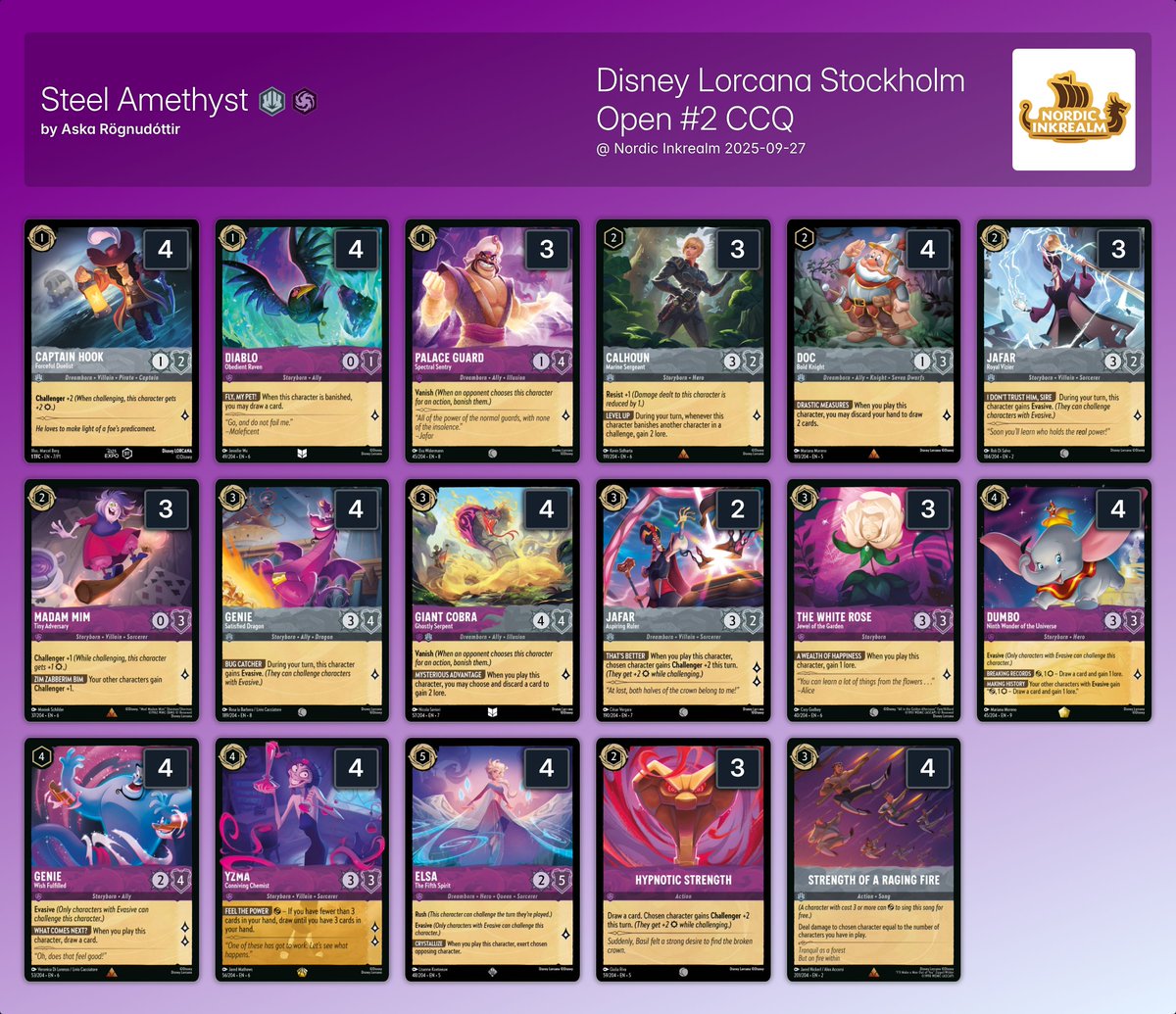 inkDecks: Lorcana Decks tweet media