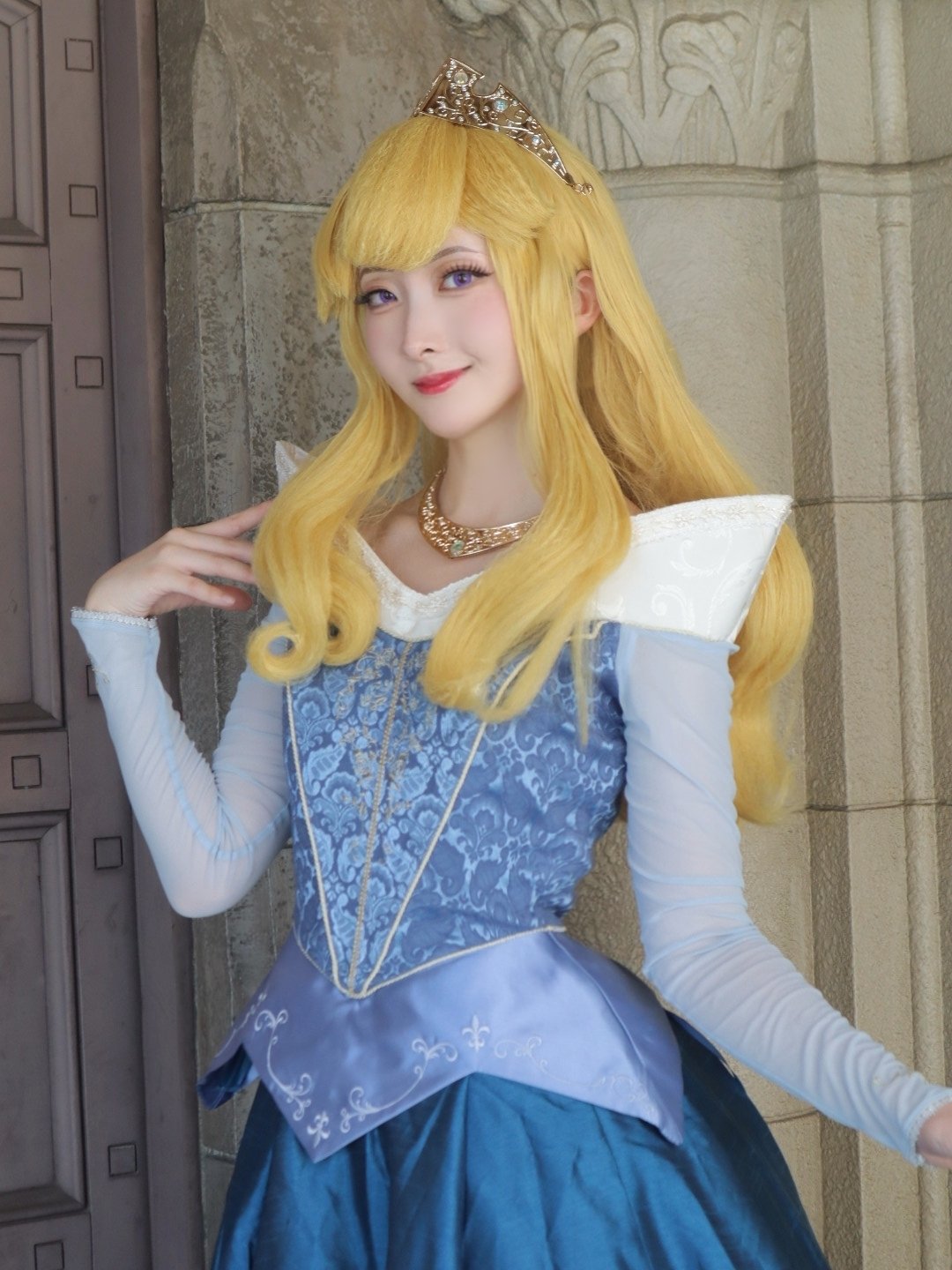 オーロラ姫　Dハロ仮装コスプレ衣装　専用 Amazon.co.jp: [ユーアズコス] D ディズニーランド オーロラ姫