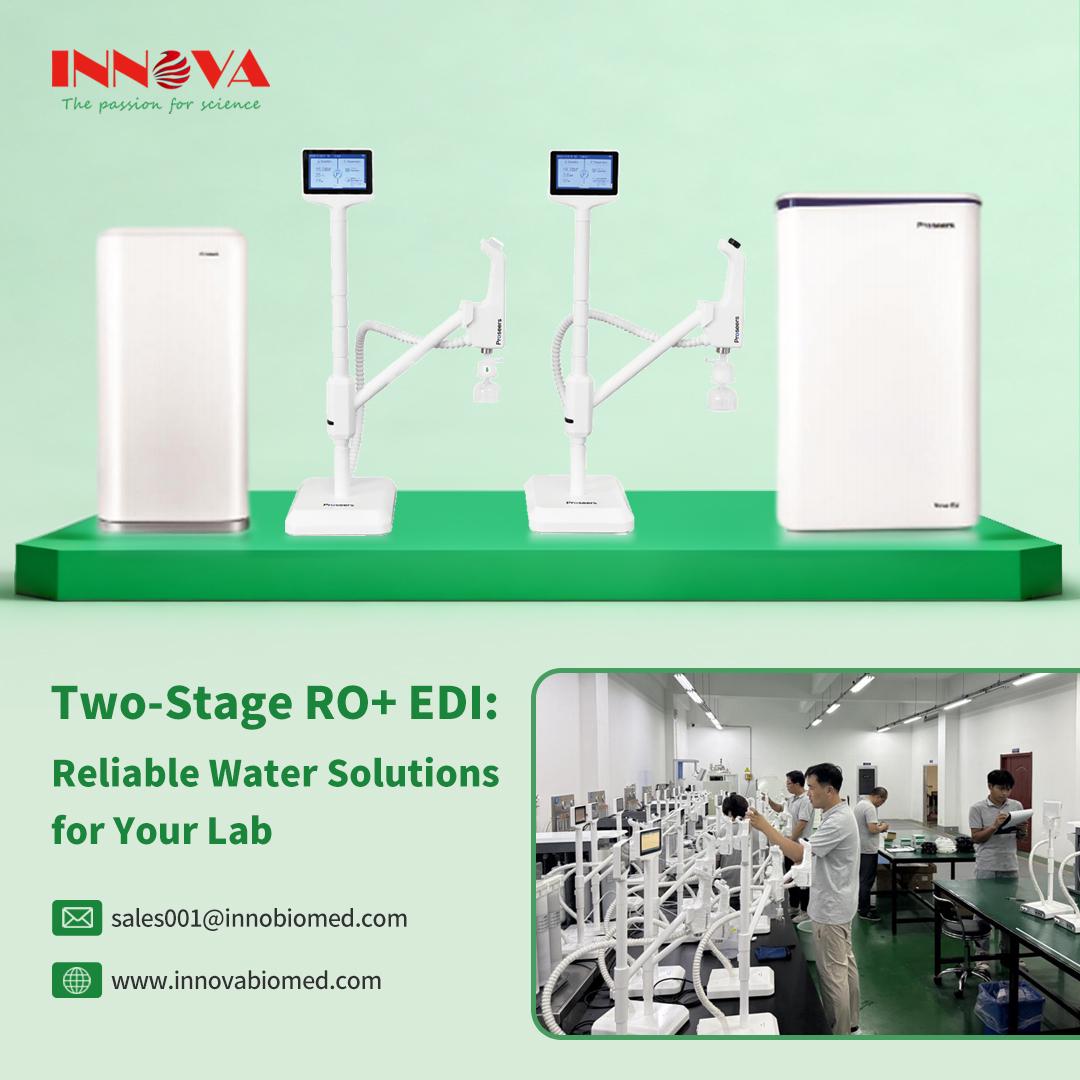 InnovaBioTech's tweet image. 💧 INNOVA two-Stage RO+EDI = ASTM Type I &amp;amp; II lab water. Stable, pure, low-maintenance &amp;amp; cost-saving. Real-time TOC/resistivity via U-Cloud.
🌐 innovabiomed.com
📧 info@innobiomed.com
#LabWater #UltrapureWater #INNOVABiomed