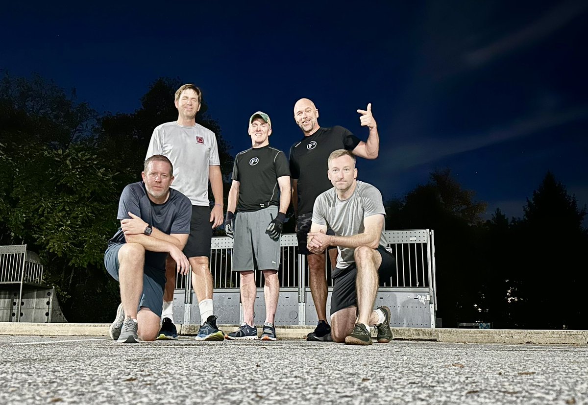 I miss you <a href="/F3Omaha/">F3Omaha</a> ! But have been getting the reps in downrange… <a href="/F3PhoenixAZ/">F3Phoenix</a> last week and <a href="/F3Philly/">F3 Philly</a> this week. Met <a href="/F3ThePlague/">The Plague</a> doppelgänger and Mufasa’s brother! Lol. Keep striving. Keep smiling.