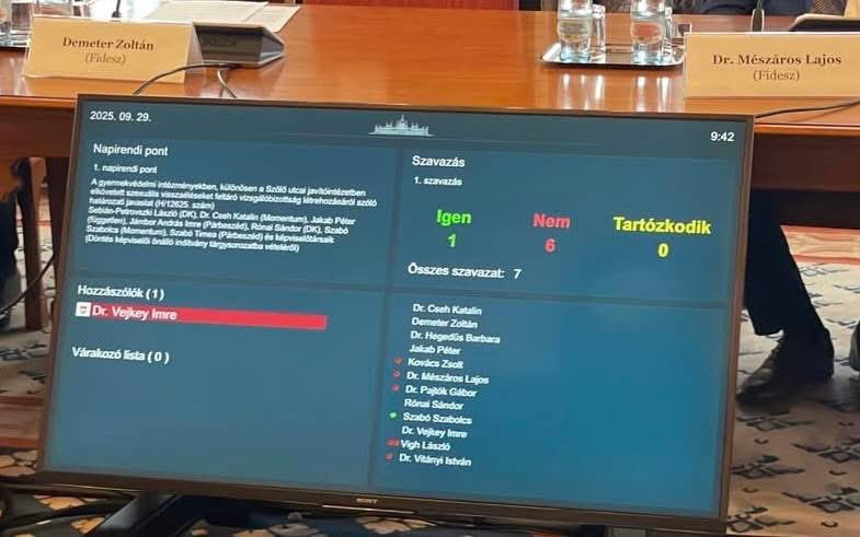 A Fidesz képviselők (nevük mellett piros pont) leszavazták a Szőlő utca rémségeket kivizsgáló bizottság felállítását, azaz, h esetleg kiderüljön ki a Zsolti bácsi. Ok, akkor ők vagy tudják ki az, vagy nem akarják, h mi is megtudjuk.