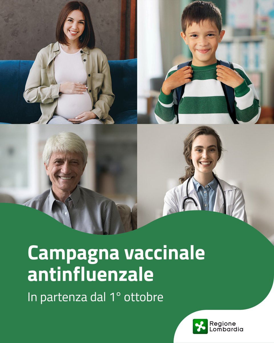 Dal 1° ottobre parte la campagna vaccinale antinfluenzale. Scopri di più su: asst-lodi.it/campagna-vacci…