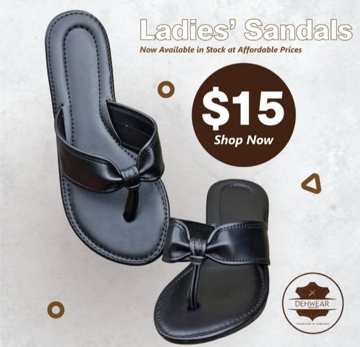 DEHWEAR's tweet photo. Light, comfy & versatile โ Dehwearโs genuine leather ladiesโ sandals are perfect for any outing.
๐ต Just $15
๐ Eastgate Market: Shops G07 & G14 (inside)
๐ฟ๐ผ Handmade with pride in Zimbabwe
#DehwearIsikhumba #ZimMade #SupportLocal #LadiesStyle #LeatherEssentials https://t.co/FA0637fZDD