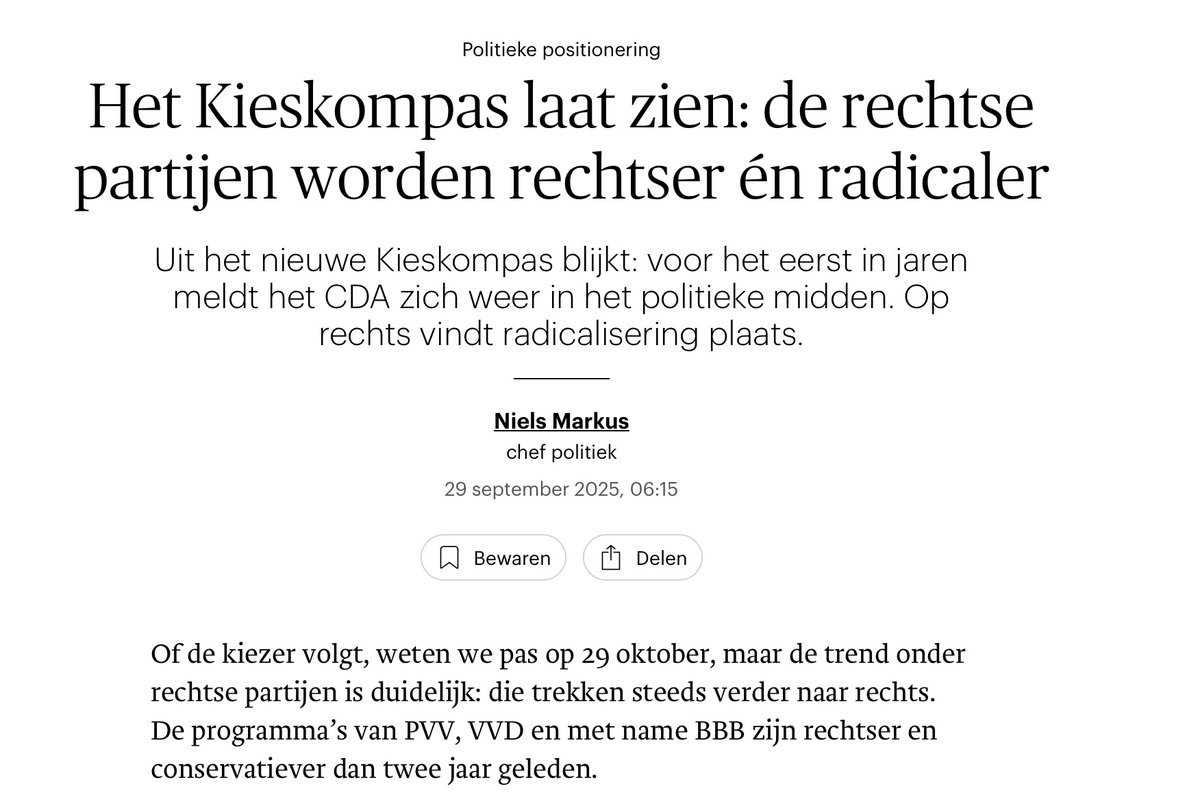 Oftewel: rechtse partijen reageren steeds sterker op  linkse Hamasverheerlijking, universiteitsvernielingen, antisemitisme in de media, klimaatradicalisering, migratiewaanzin, ongeremde islamisering, woningtekort, veiligheidsverlies, sociale polarisatie, en vertrouwensafbraak.