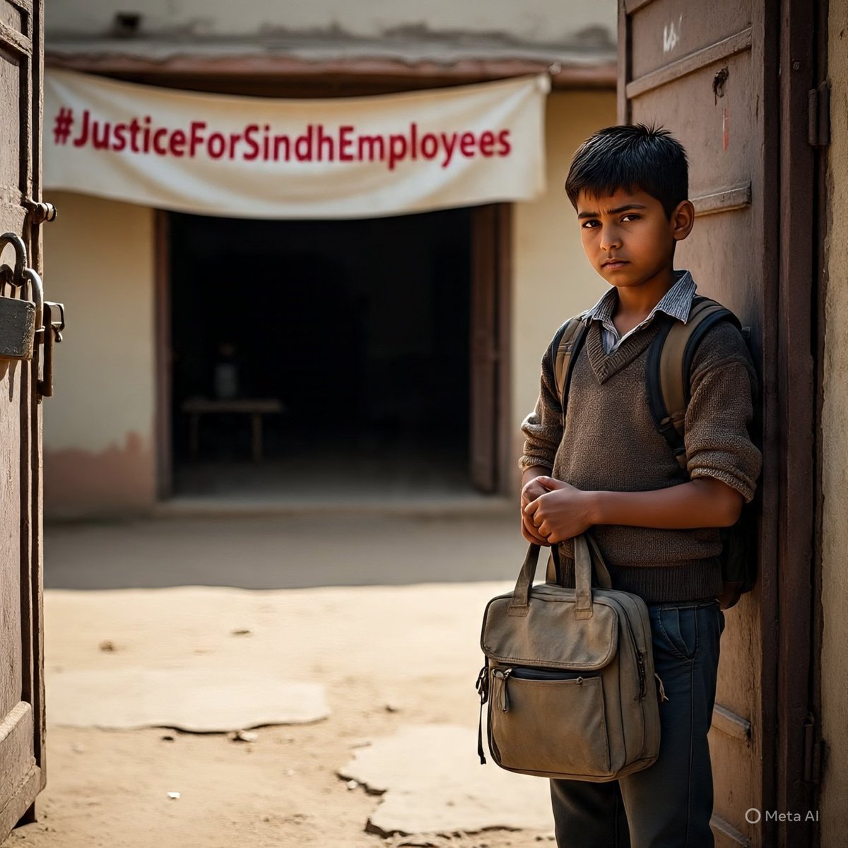 aleeeasif's tweet photo. #JusticeForSindhEmployees https://t.co/E1aZZ8FejL