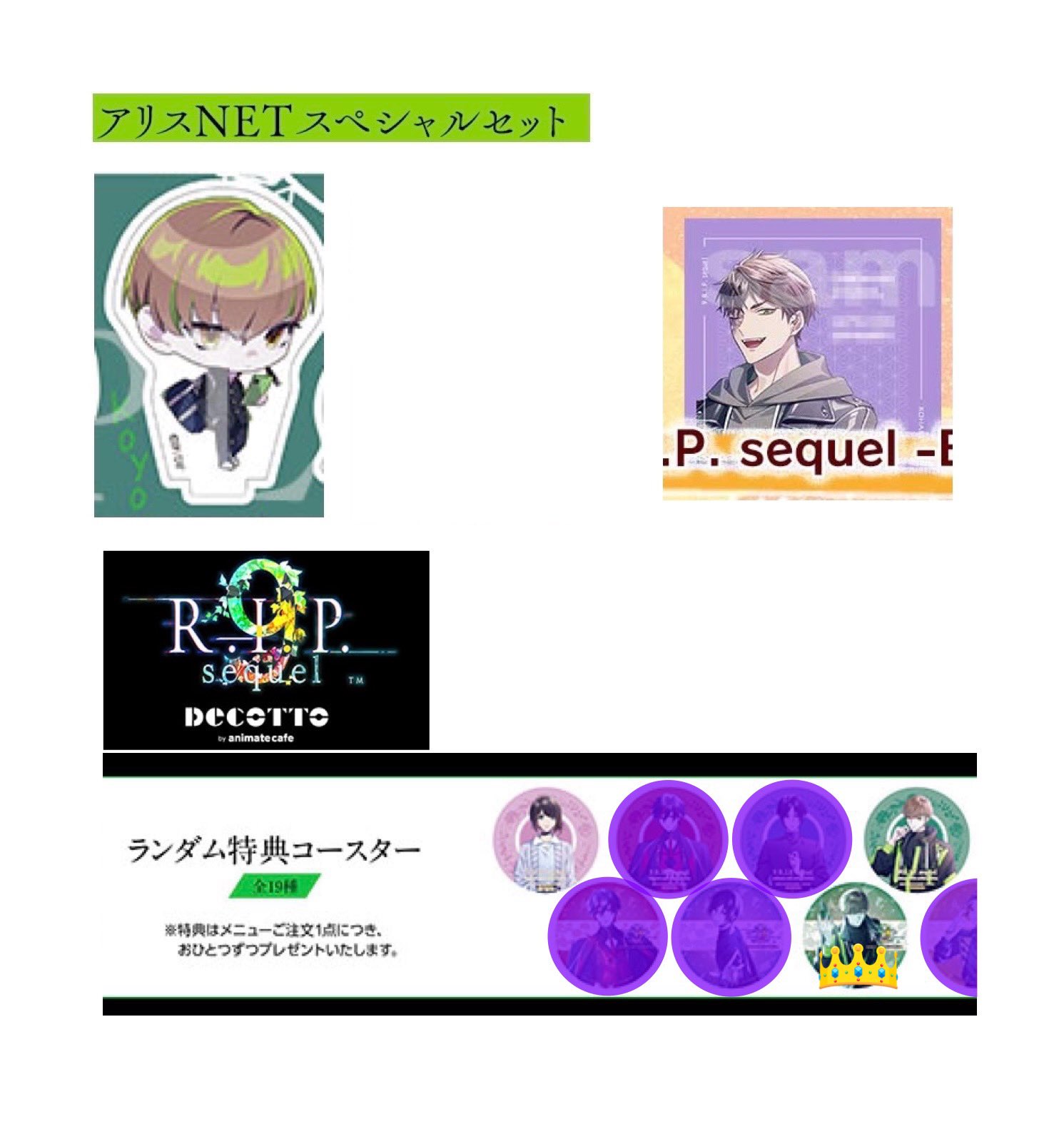 9R.I.P ナインリップ　アリスNET スペシャルセット特典 9R.I.P ナインリップ アリスNET スペシャルセット特典 9R.I.P