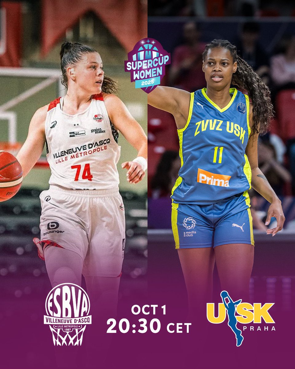 EuroLeagueWomen's tweet image. Who’s bringing home the first trophy of the new season? 🏆

🗳️ bit.ly/SCW_2025

#EuroLeagueWomen | #EuroCupWomen | #SuperCupWomen