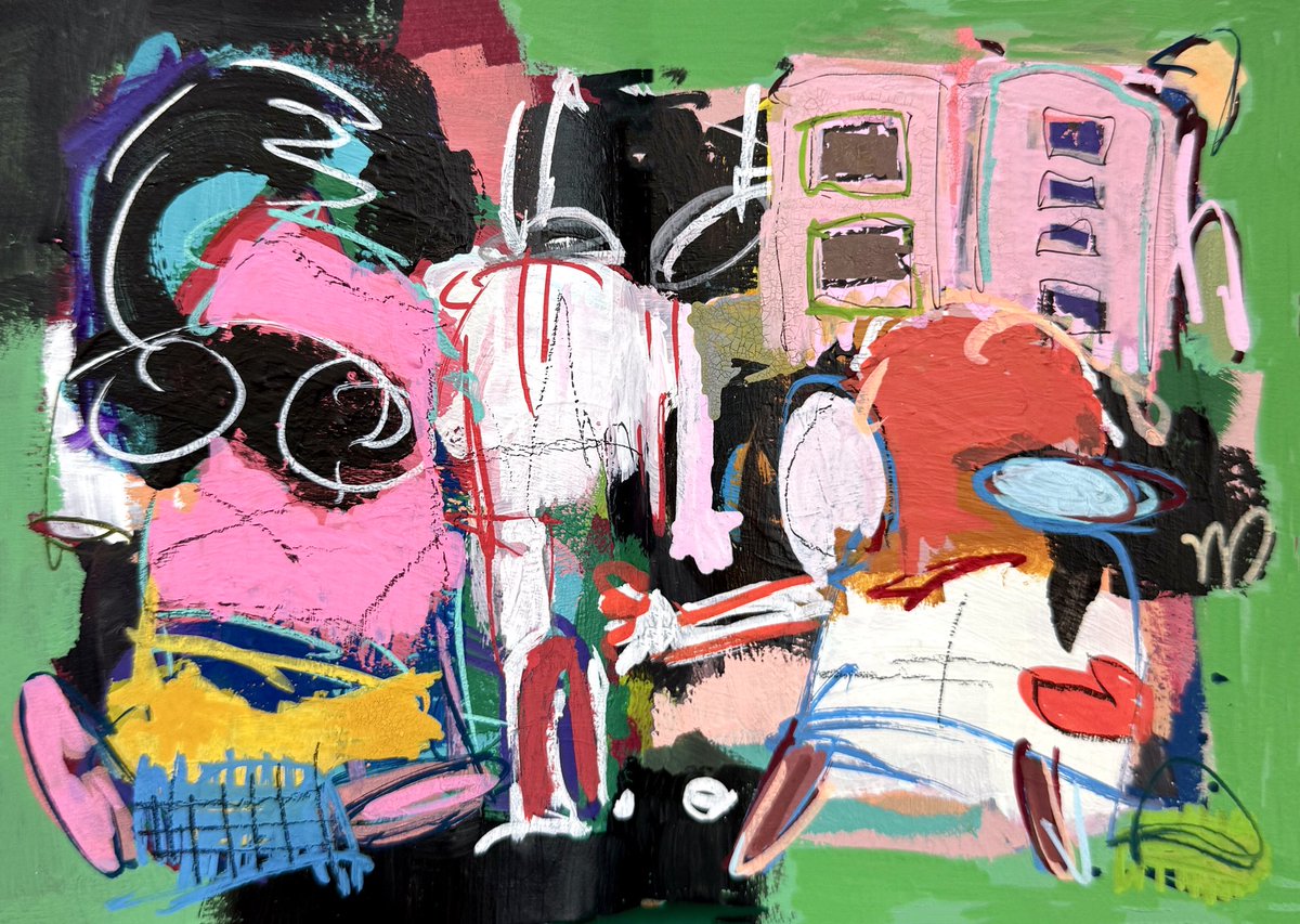 artsbyamanda's tweet photo. #abstractart #abstractexpressionism #painting #abstractfigures https://t.co/hyCR6OVqnm