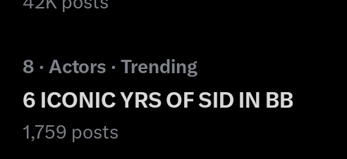 6 ICONIC YRS OF SID IN BB