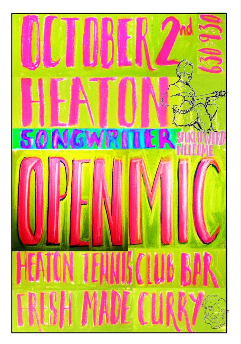 OPEN MIC NIGHT! Thursday 2nd October!