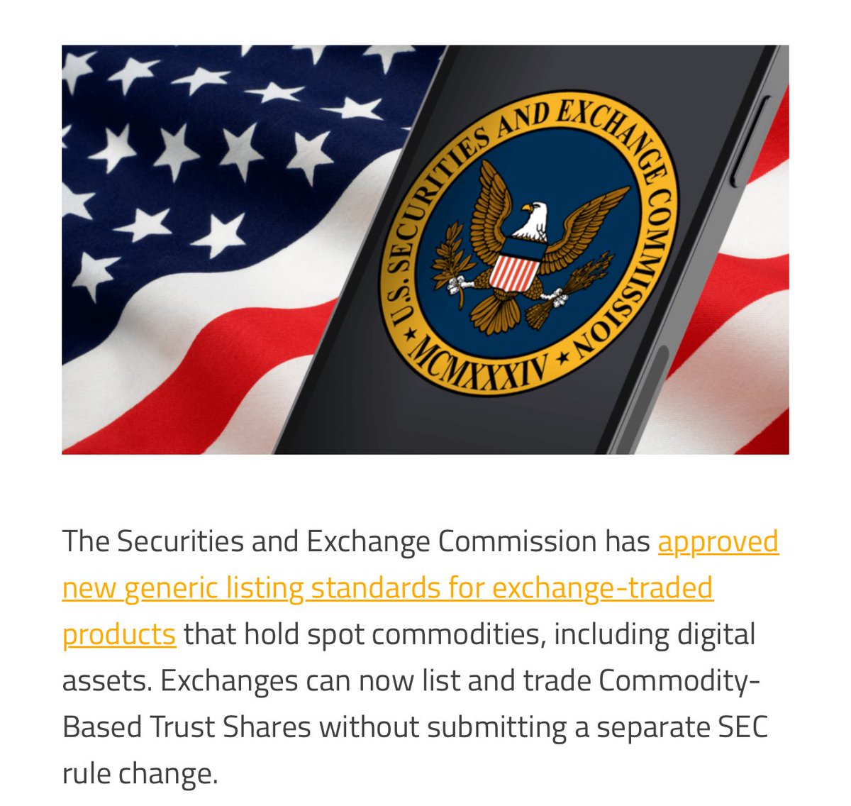 🚨LATEST: The SEC has introduced new regulations that expedite the approval process for ETFs! 

💥OCTOBER WILL BE MASSIVE FOR #XRP💥
