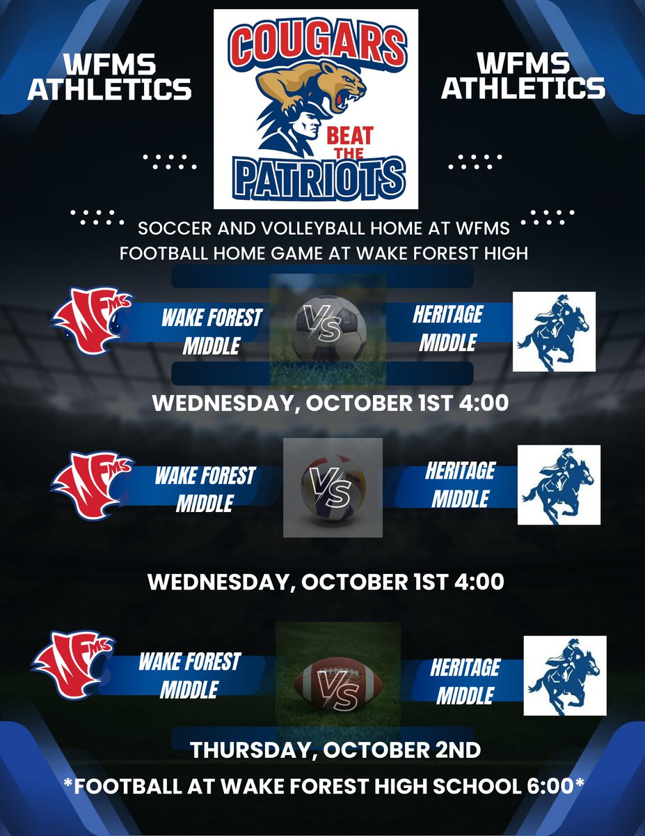 WFMS Cougars tweet media