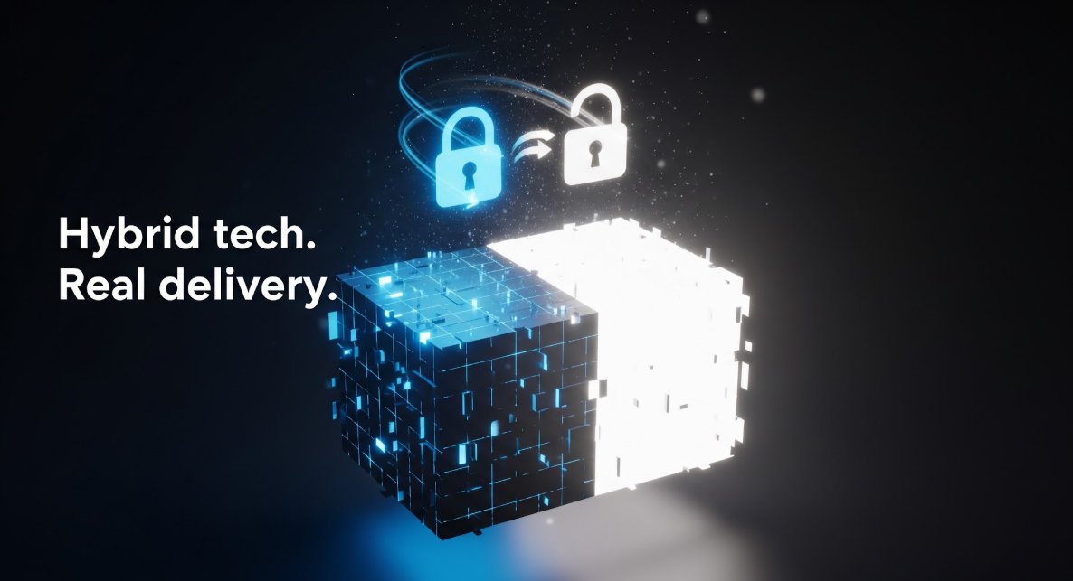 Blockchain has enough dreamers.
The question is: who’s actually delivering?

Hint: it’s the team with a hybrid tech.
🔒+🔓