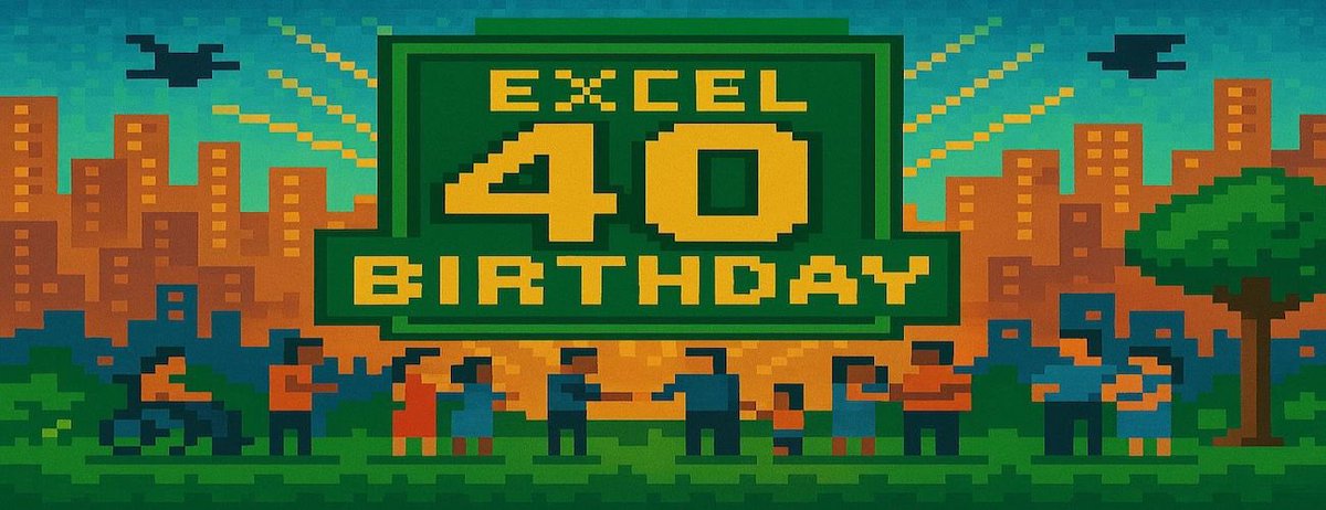 jw00zy's tweet image. 📊 Excel turns 40 today. Through decades of #REFs and #NUM!, we’ve learned to create everything from simple lists to financial models.

What’s the most unexpected thing you’ve used Excel for?